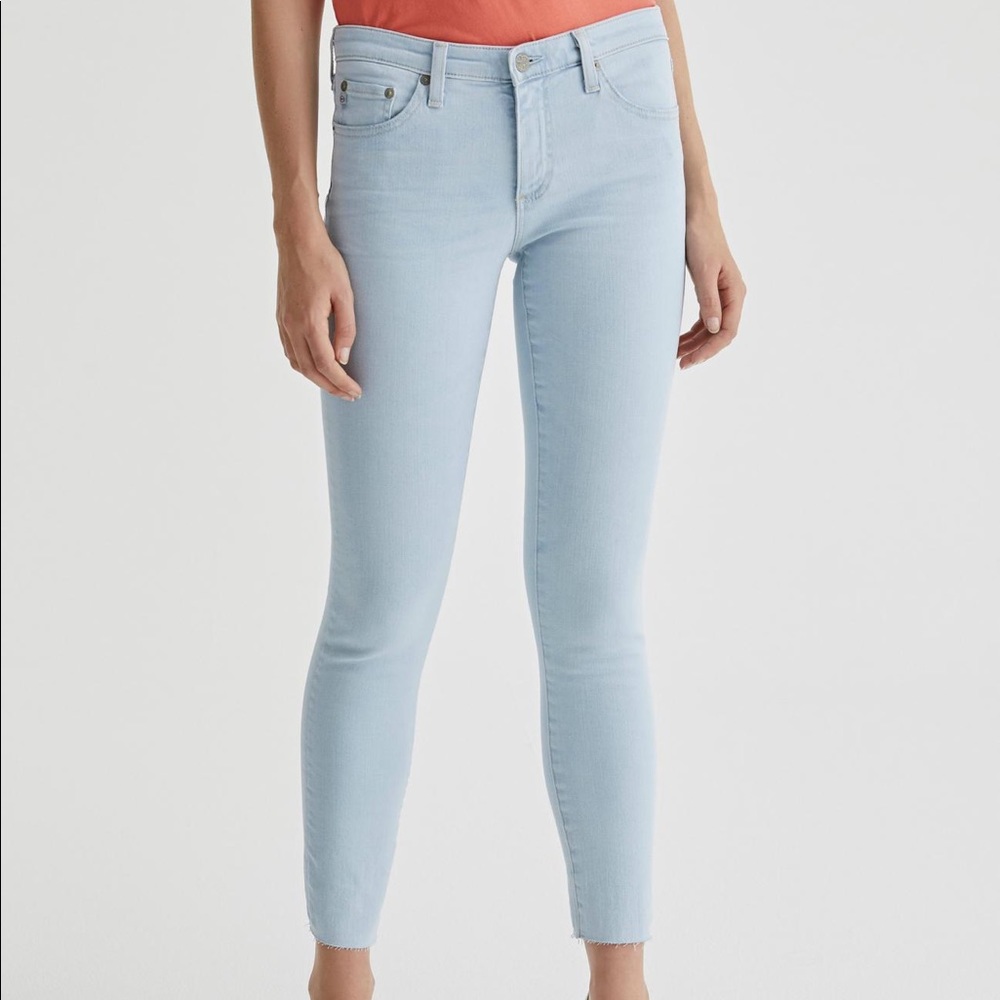 AG Prima Ankle Cigarette Jean Vintage Light 28R